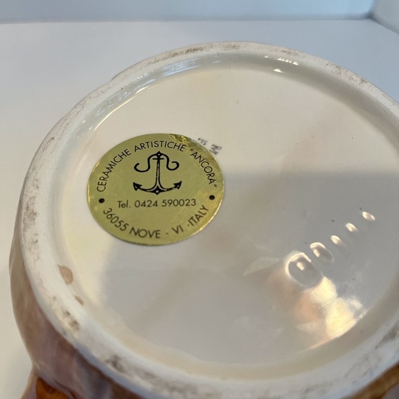 COPY - Vintage Italian Artichoke Ceramic Pitcher Rare Find - Picture 9 of 10